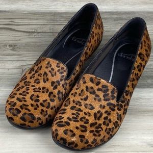 Dansko Olivia Calf Hair Loafers Size 38